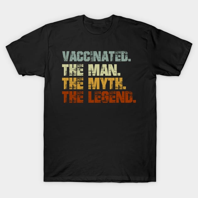 Vaccinated T-Shirt by designbym